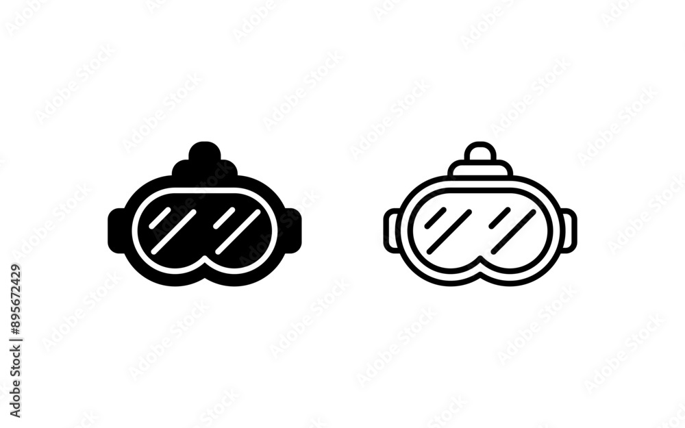Obraz premium Virtual Reality Vector Icon