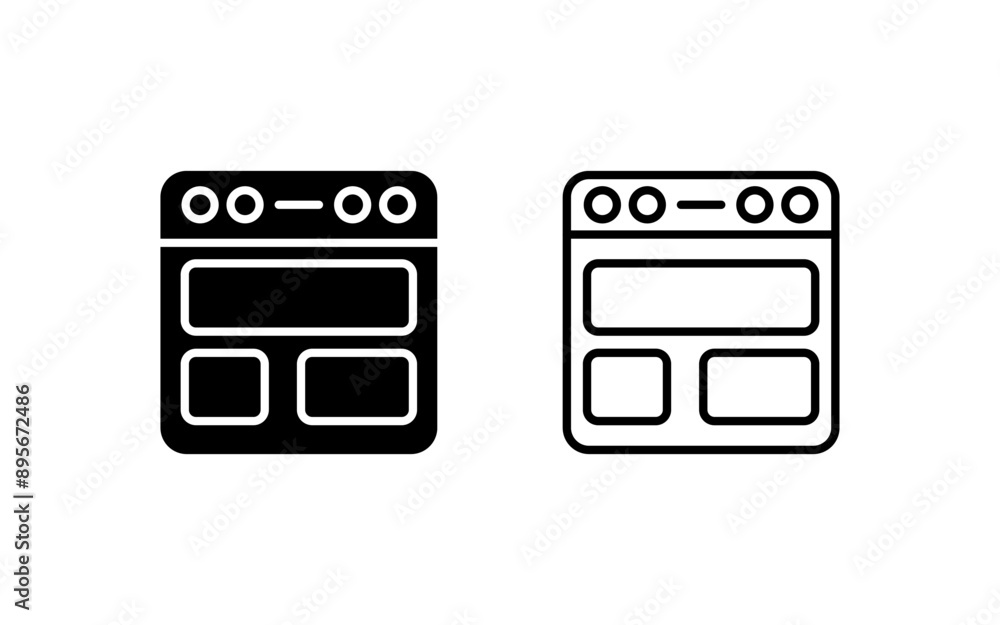 Browser Vector Icon Browser Vector Icon