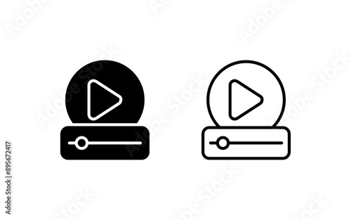 Video Vector Icon