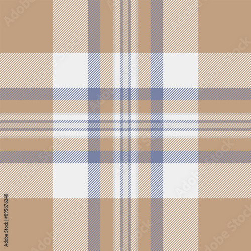Infinity vector tartan seamless, guy texture fabric plaid. Halftone pattern textile background check in orange and white colors.