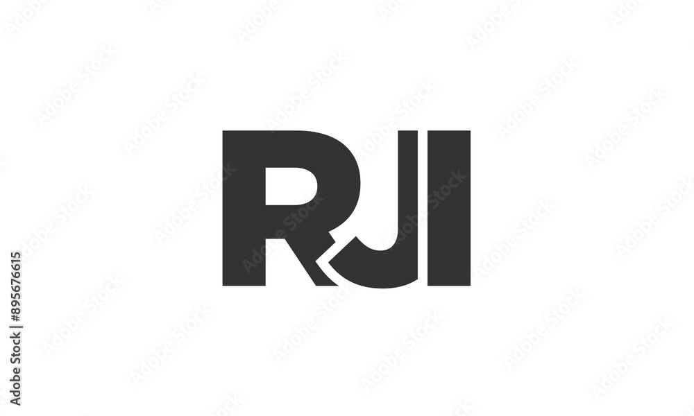 RJI logo design template with strong and modern bold text. Initial based vector logotype featuring simple and minimal typography. Trendy company identity. RJI logo design template with strong and modern bold text. Initial based vector logotype featuring simple and minimal typography. Trendy company identity.