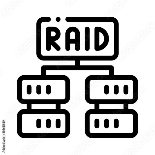 RAID line icon