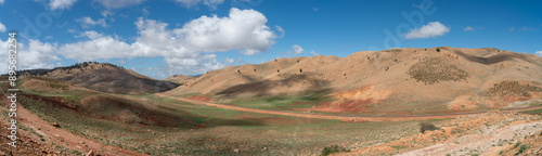 Tassaout, a high valley of the M'goun mountain massif, Morocco photo