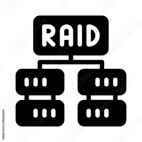 RAID glyph icon