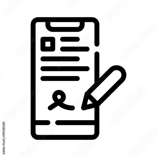 digital line icon