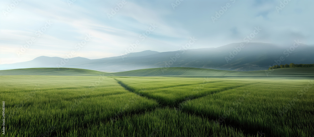 Naklejka premium Beautiful Nature Landscape Background