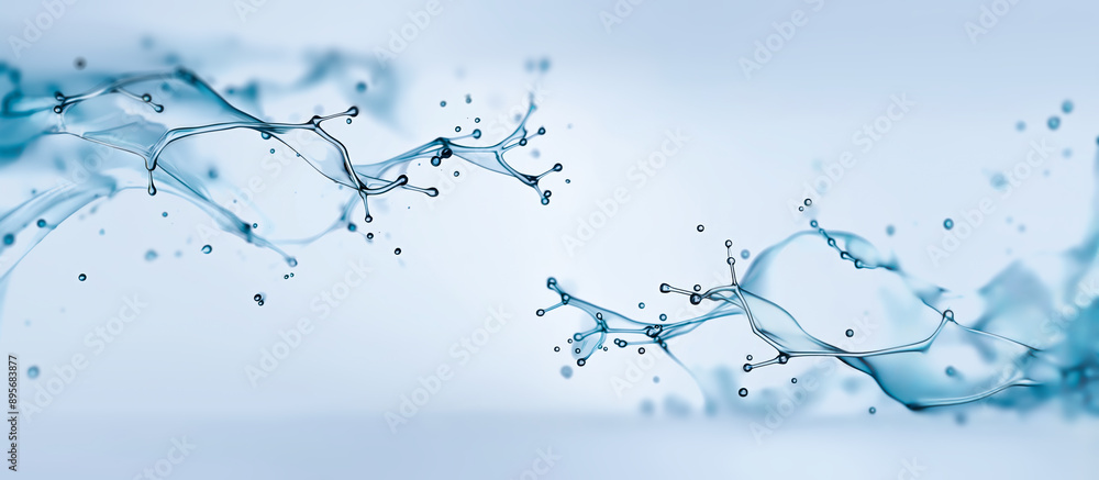 Splash of Crystal Clear Water