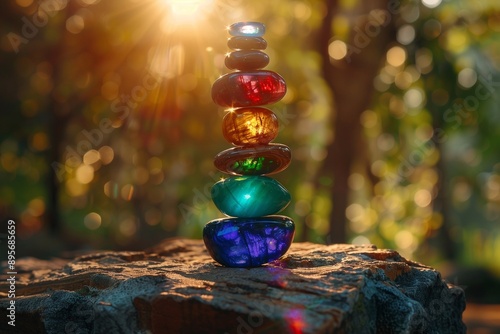Chakra stones. Spiritual practices. Spiritual development of a person.