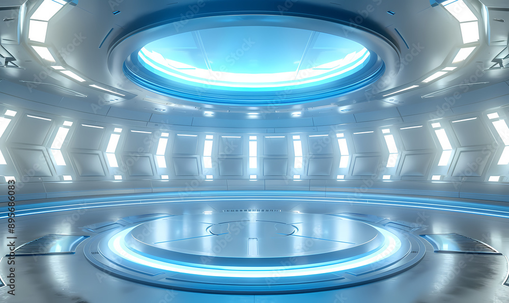 Obraz premium 3d render of a hall