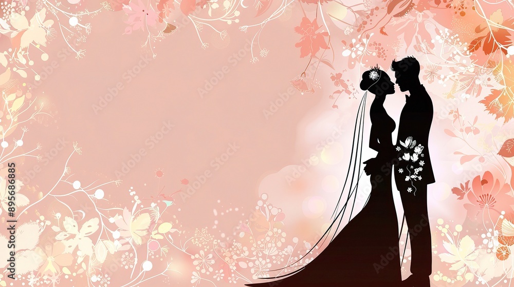 Exquisite Wedding Poster Background: Creating Romantic and Memorable Nuptial Atmosphere Exquisite Wedding Poster Background: Creating Romantic and Memorable Nuptial Atmosphere