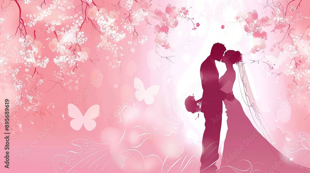 Exquisite Wedding Poster Background: Creating Romantic and Memorable Nuptial Atmosphere Exquisite Wedding Poster Background: Creating Romantic and Memorable Nuptial Atmosphere