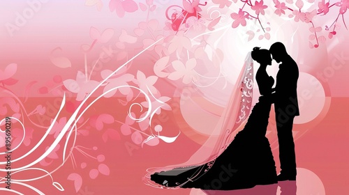 Exquisite Wedding Poster Background: Creating Romantic and Memorable Nuptial Atmosphere