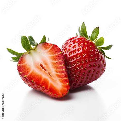 strawberry isolated on white background