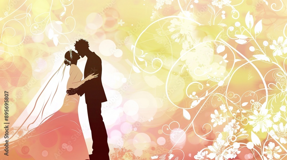 Exquisite Wedding Poster Background: Creating Romantic and Memorable Nuptial Atmosphere Exquisite Wedding Poster Background: Creating Romantic and Memorable Nuptial Atmosphere