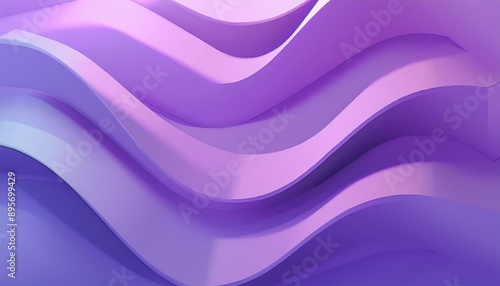 3d render, abstract colorful background of folds and layers. Minimalist fashion wallpaper of curvy folded ribbons