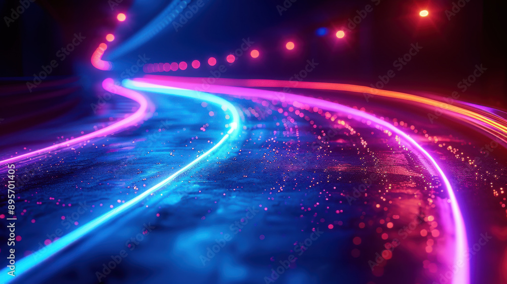Neon Lights Trail Neon Lights Trail