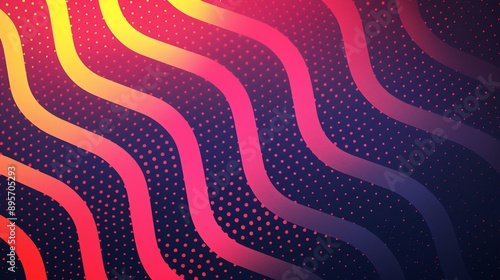 Bold zigzag comic lines, vibrant red and yellow background, dynamic and eye-catching effect.