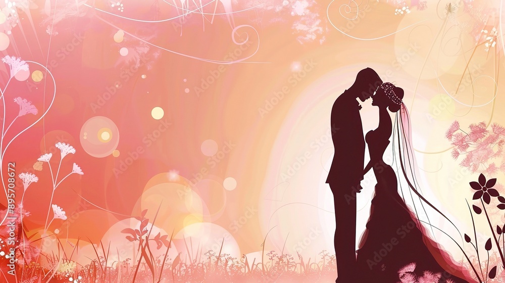 Exquisite Wedding Poster Background: Creating Romantic and Memorable Nuptial Atmosphere Exquisite Wedding Poster Background: Creating Romantic and Memorable Nuptial Atmosphere