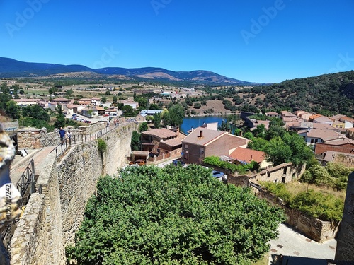 View from the Walls of a Historic Village buitrago de lozoya (España) photo