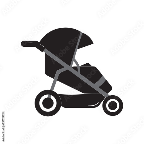 baby stroller icon design