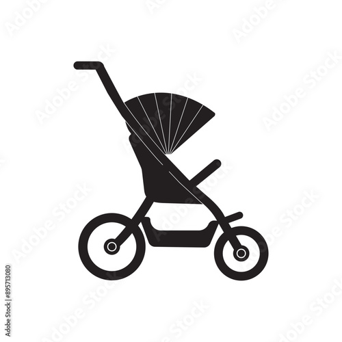 baby stroller icon design
