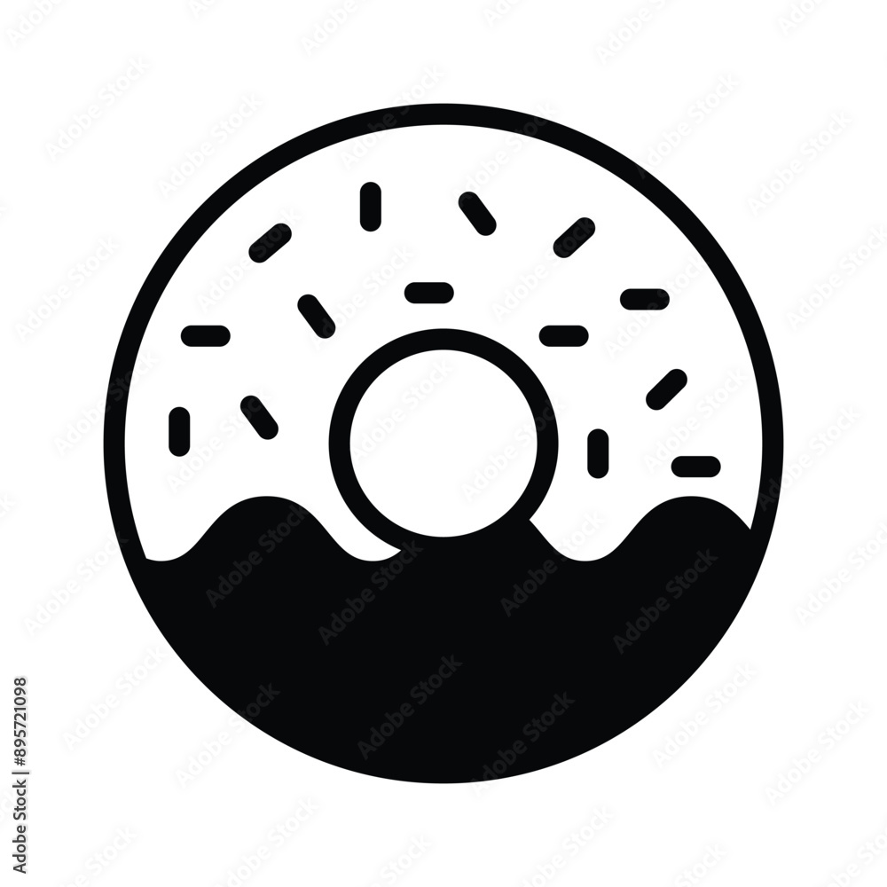Take a look at this carefully crafted icon of donut, customizable vector Take a look at this carefully crafted icon of donut, customizable vector