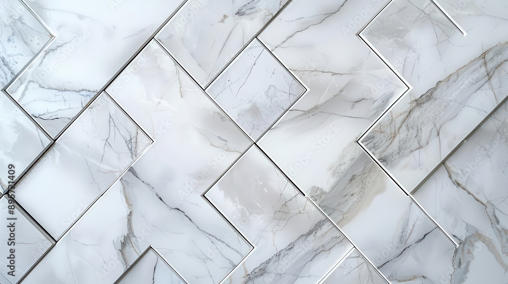 pristine geometric patterns of white marble and ceramic tiles closeup view highlighting intricate textures and subtle color variations pristine geometric patterns of white marble and ceramic tiles closeup view highlighting intricate textures and subtle color variations