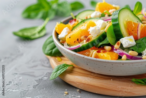 Orange, Cucumber, and Feta Salad