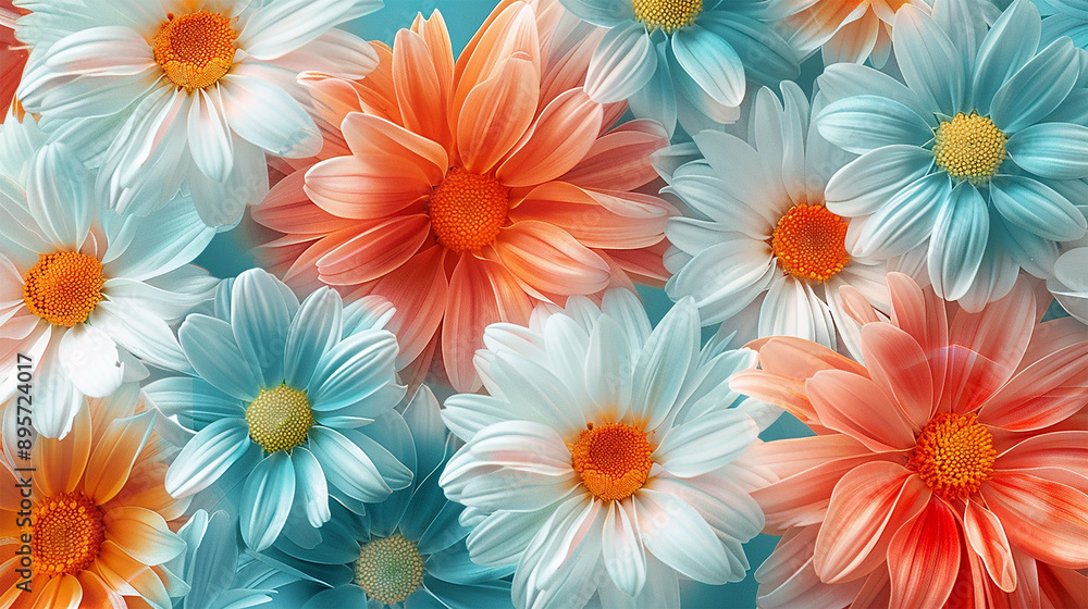Illustrate a charming of daisies, their simple yet beautiful petals arranged . Illustrate a charming of daisies, their simple yet beautiful petals arranged .