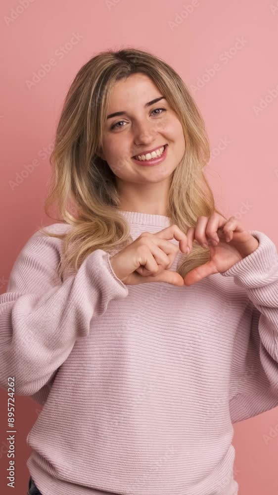 Cute woman blowing a kiss and smiling Cute woman blowing a kiss and smiling