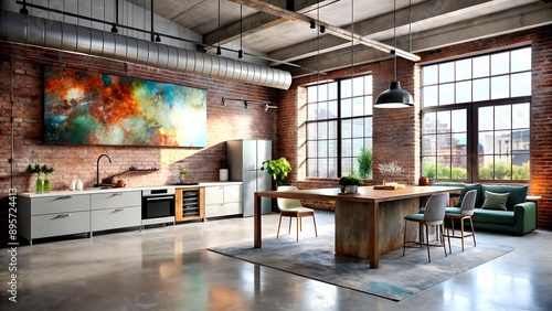 Wallpaper Mural Industrial Chic: A Fusion of Raw Materials and Modern Style Torontodigital.ca