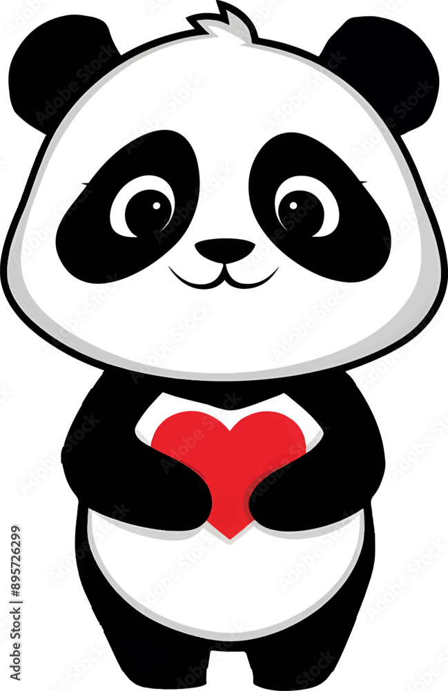 panda with a smile panda with a smile