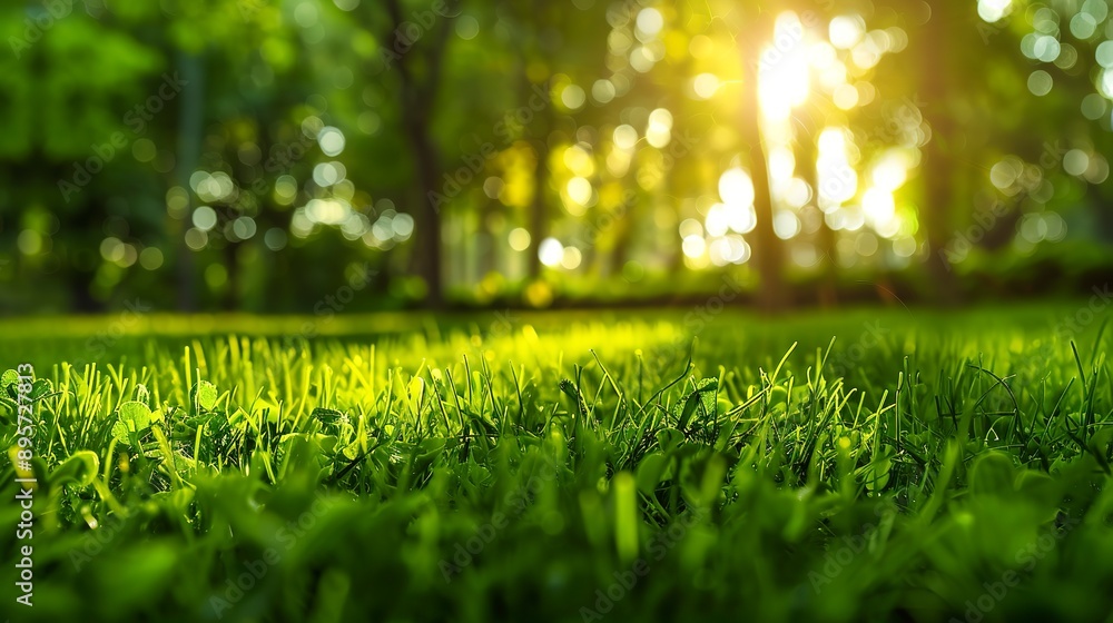 Green lawn and trees background with copyspace. Nature background concept. Green lawn and trees background with copyspace. Nature background concept.