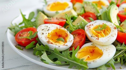 Egg Salad With Avocado and Tomato