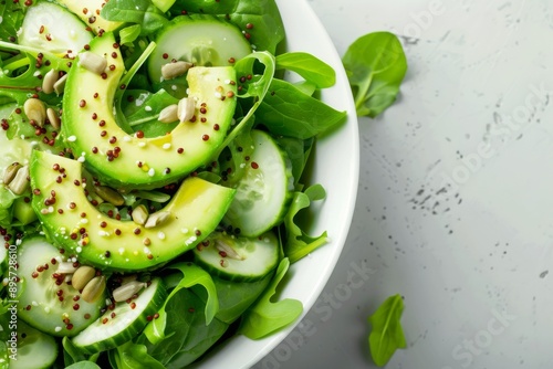 Avocado and Cucumber Salad