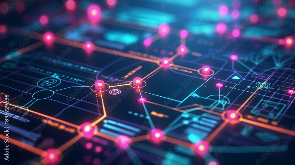 A detailed network diagram with glowing nodes and connecting lines, highlighting the interconnected nature of business success and management strategies. A detailed network diagram with glowing nodes and connecting lines, highlighting the interconnected nature of business success and management strategies.