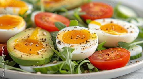 Egg Salad With Avocado and Tomato