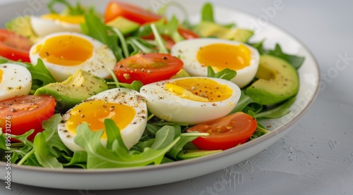 Egg Salad With Avocado and Tomato