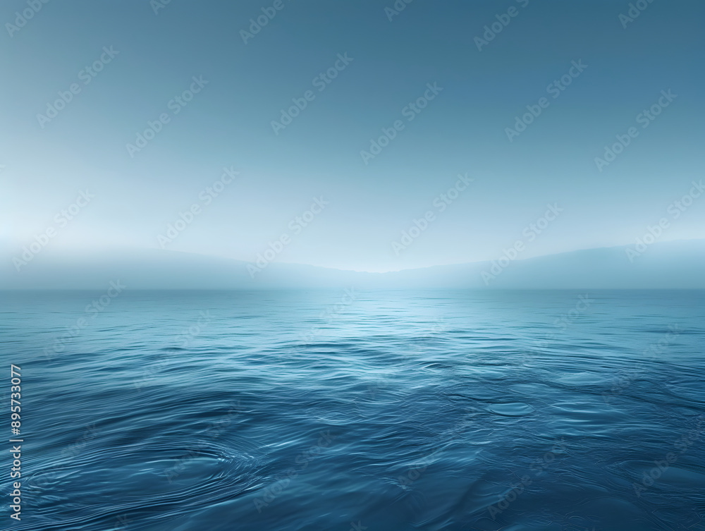 Obraz premium Cool ocean gradient background illustration