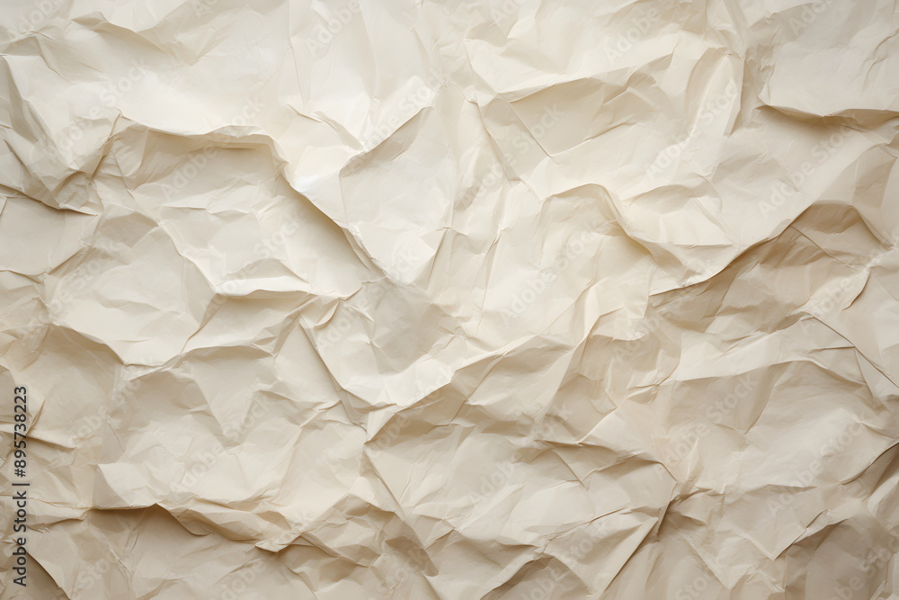 Obraz premium Crumpled Paper Texture background illustration
