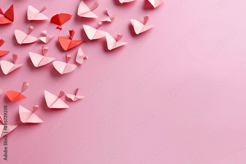 Valentine's day scene mockup bright happiness soaring Valentine's day scene mockup bright happiness soaring