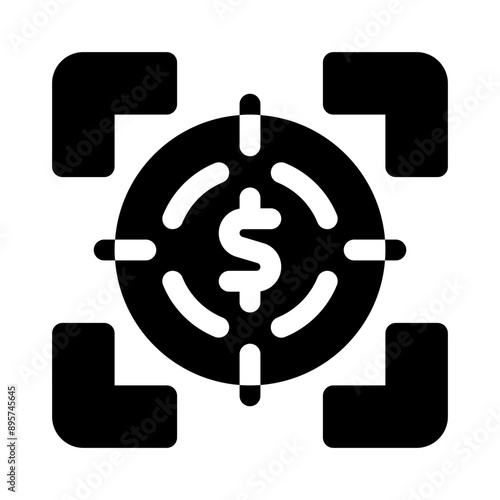 funding glyph icon
