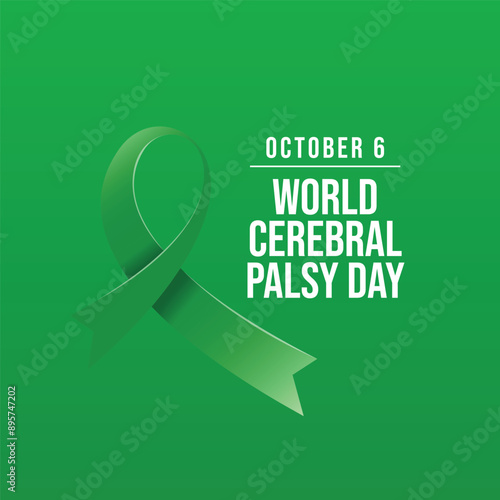 vector graphic of World Cerebral Palsy Day ideal for World Cerebral Palsy Day celebration.