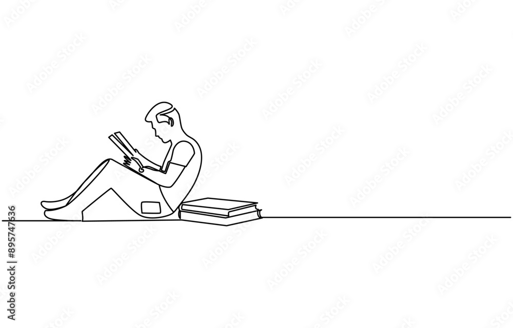 book opening page one line drawing continuous educational concept vector illustration for simplicity, The book is drawn with one line. Back to school book continuous line art book opening page one line drawing continuous educational concept vector illustration for simplicity, The book is drawn with one line. Back to school book continuous line art