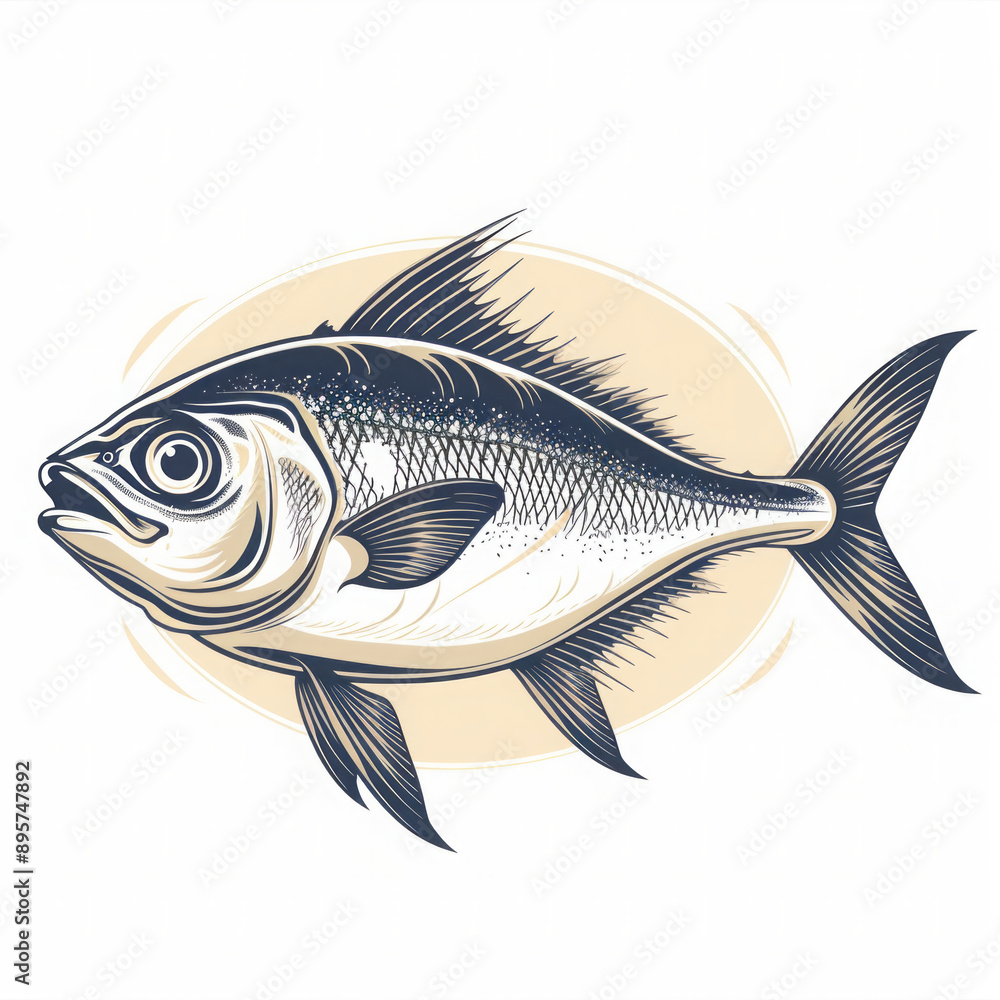 Fish tattoo design, logo Fish tattoo design, logo