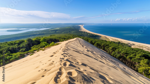 The Majestic Dune of Pilat - Europe's Tallest Sand Dune Located in France photo