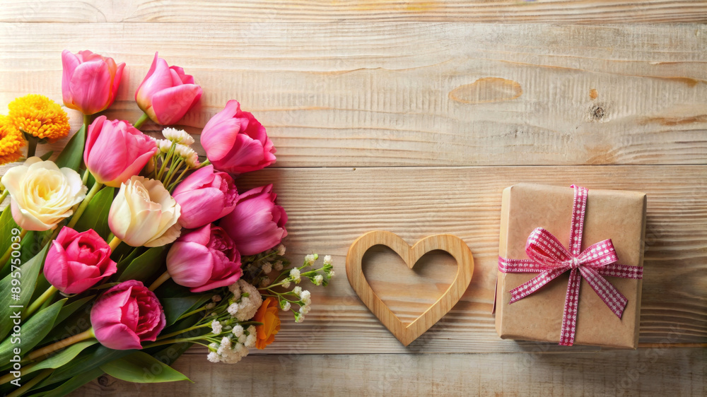 Flower background for Mother's day. Birthday or women's day. Relation and motherhood with copy space Flower background for Mother's day. Birthday or women's day. Relation and motherhood with copy space