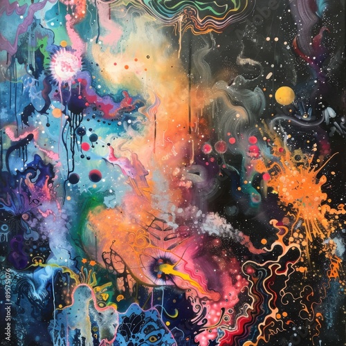 Abstract Cosmic Swirls