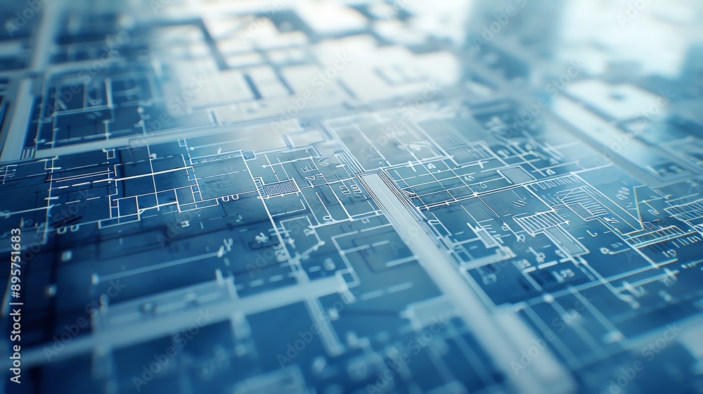 Abstract digital blueprint background with interconnected network lines and circuitry, representing technology and innovation. Abstract digital blueprint background with interconnected network lines and circuitry, representing technology and innovation.