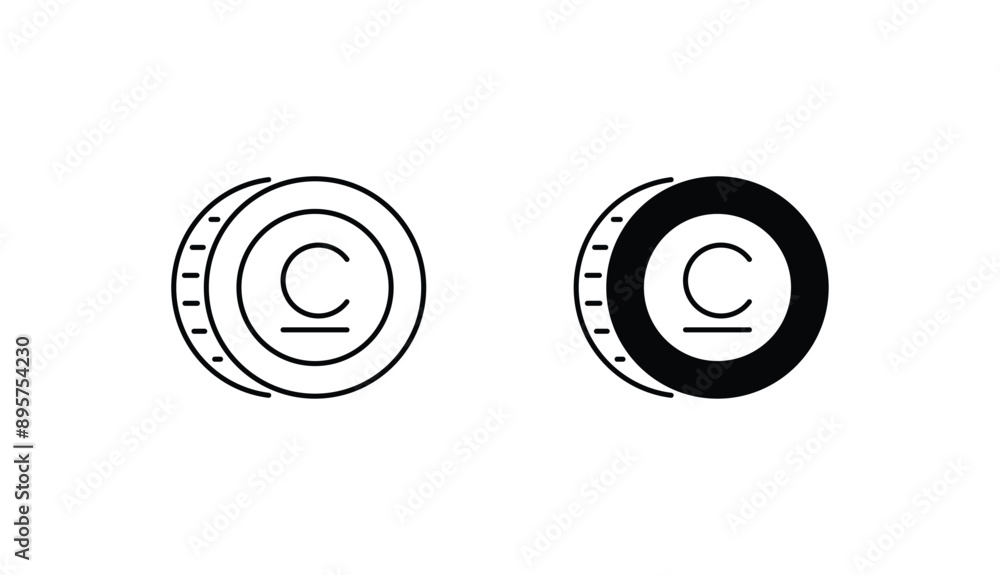 Som icon design with white background stock illustration Som icon design with white background stock illustration